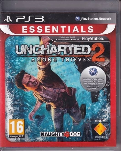 Uncharted 2 Among Thieves Essentials - PS3 (B Grade) (Genbrug)